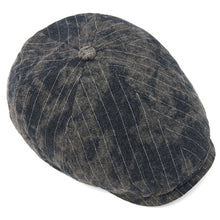 Sterling Striped Cotton Flat Cap™ Adjustable Side Buckle