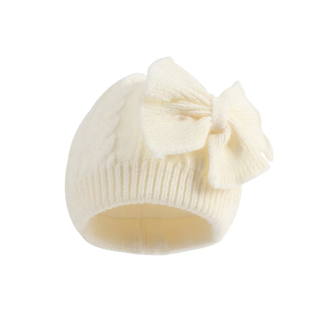 Sterling Lunelle Baby Knit Beanie™ with Bow