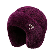 Sterling™ Marlowe Fleece Knit Beret Cap With Plush Ear Flaps