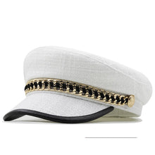 Sterling Octagonal Chain™ Duckbill Cap Flat Top Detail