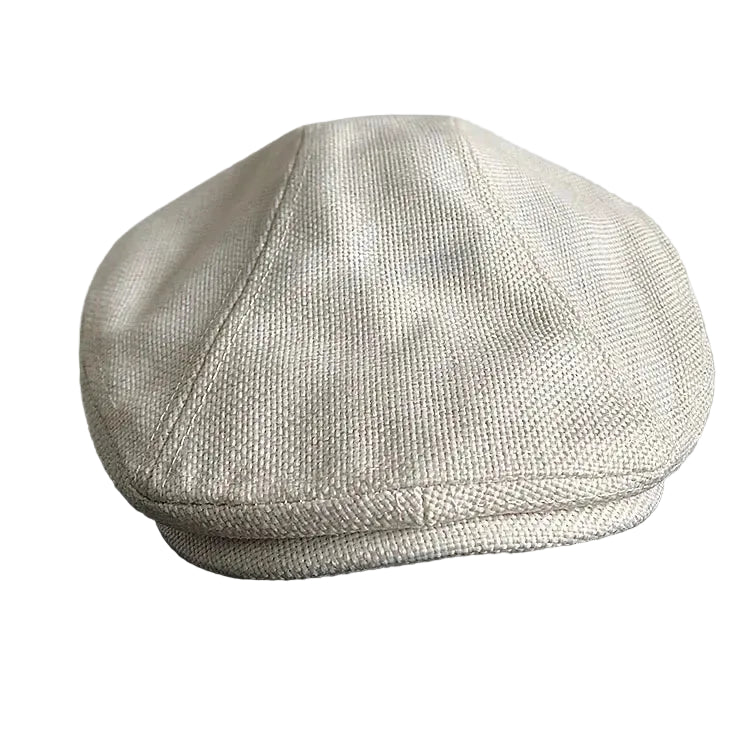 Sterling Soren Newsboy Cap™ Linen Weave Forward Silhouette