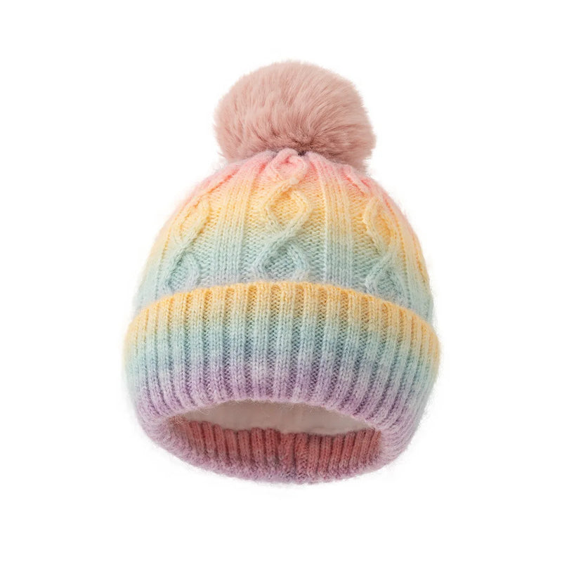 Sterling Aurelia Multicolor Knit Beanie™ with Pompom