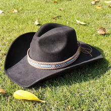 Sterling Classic Suede Western Cowboy Fedora Hat™ Pinched Crown