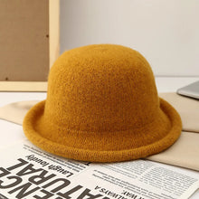Sterling Elowen Wool Knit Topper Hat™  With Rolled Brim