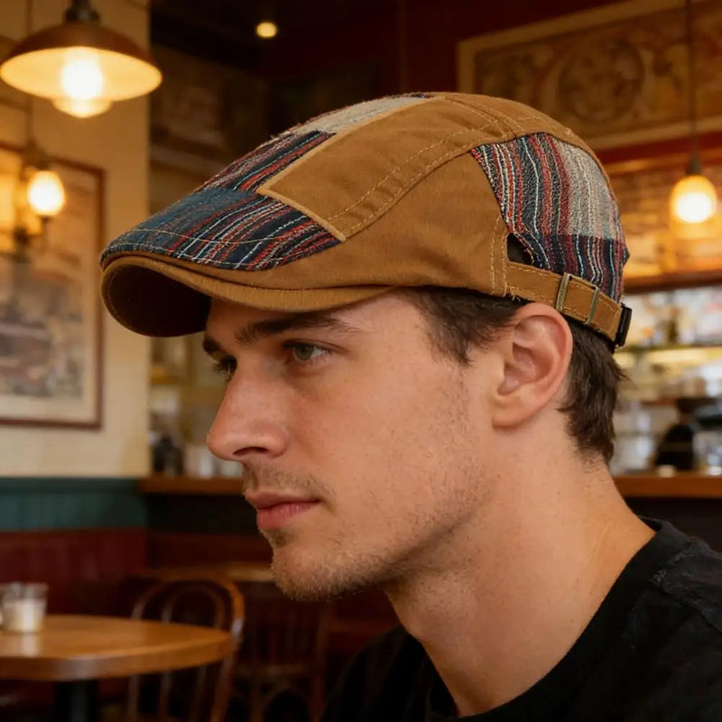 Sterling Adjustable Fit Hat™ Newsboy Fabric Soft Visor