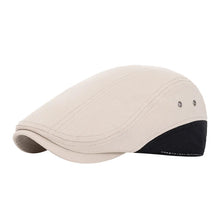 Sterling Vintage Patchwork Flat Cap™ Washed Fabric Paneled Visor