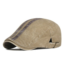 Sterling New Vintage Cotton Flat Visor™ Beret Adjustable Sun Cap