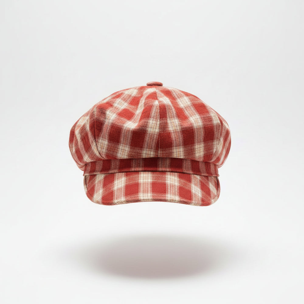 Sterling Mirelle Plaid Beret™ Soft Brim Octagonal Crown