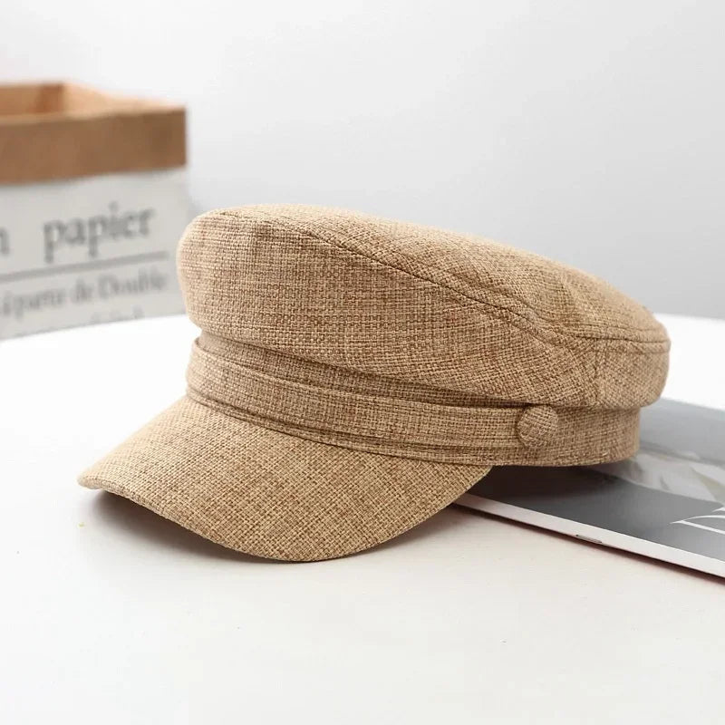 Sterling Arden Octagonal Beret™ - Elegant Patchwork Style