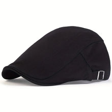 Sterling Vintage Patchwork Flat Cap™ Washed Fabric Paneled Visor