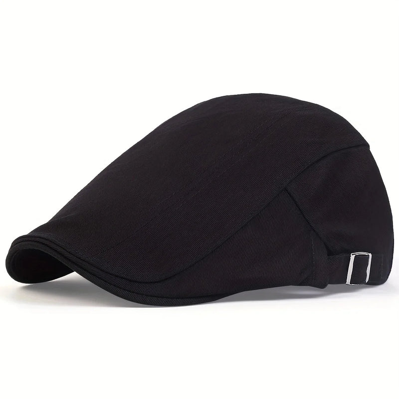 Sterling Vintage Patchwork Flat Cap™ Washed Fabric Paneled Visor