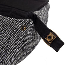 Sterling Herringbone Vintage™ Newsboy Fabric Adjustable