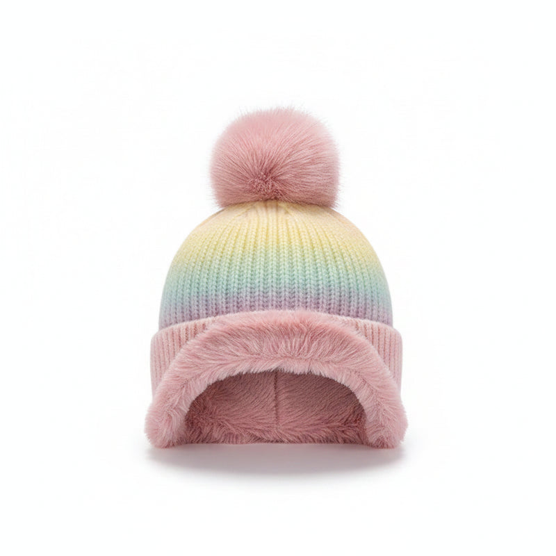 Sterling Marlow Gradient Knit Toddler Bonnet with Pom Pom™