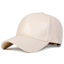 Sterling Light Panel Adjustable PU Leather Baseball Cap™   with Curved Visor