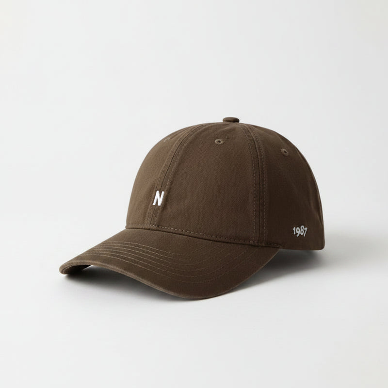 Sterling™ N Letter Duckbill Cap Cotton Blend Embroidered Crown
