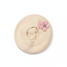 Sterling Petalyn Baby Beret™ with Floral Accent
