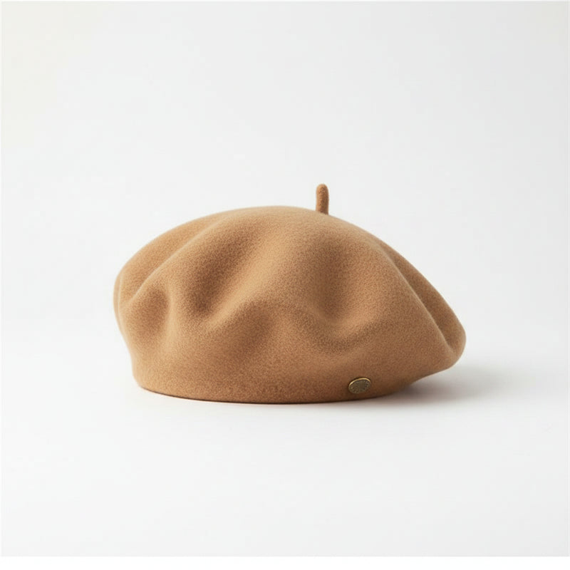 Sterling Aveline Winter Beret Wool Painter Cap™ With Flat Crown