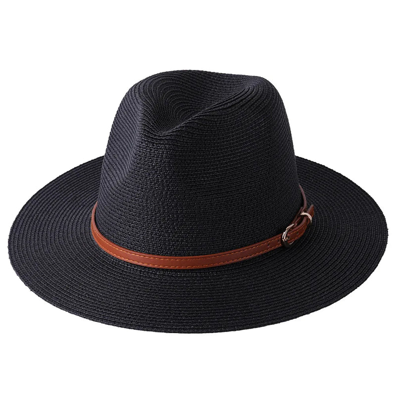 Sterling Ivory Coast™ Straw Fedora Buckle Band
