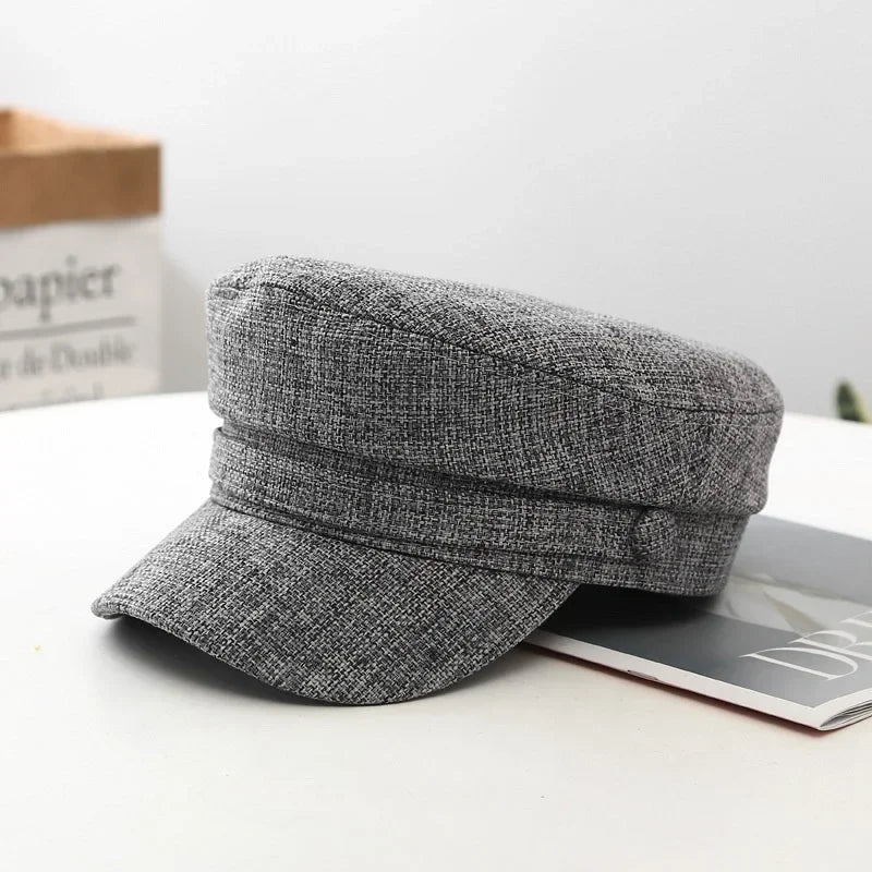 Sterling Arden Octagonal Beret™ - Elegant Patchwork Style