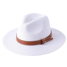 Sterling Ivory Coast™ Straw Fedora Buckle Band
