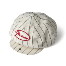 Sterling™ Railroad Stripe Cotton Newsboy Cap With Adjustable Short Brim