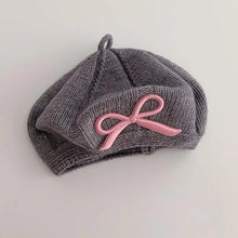 Sterling Roselyn Baby Wool Knit Beret™ with Bow Detail