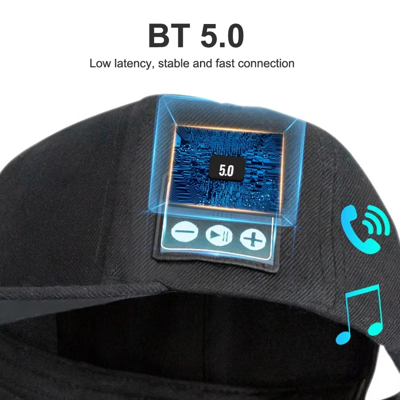 Sterling Wireless Bluetooth Speaker Cap™ Built In Audio