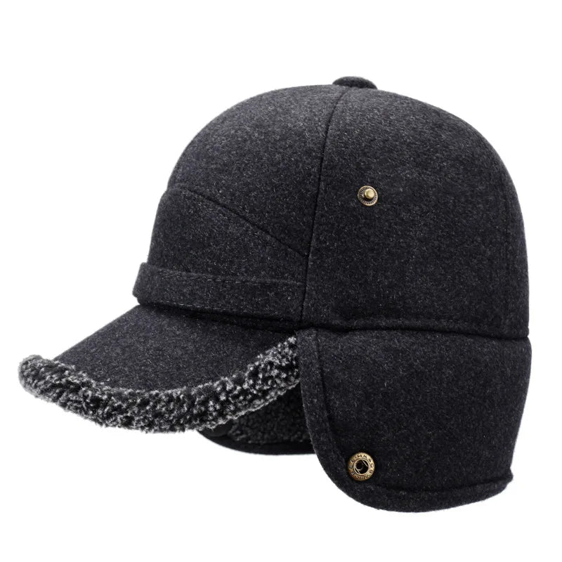 Sterling™ Fleece Earflap Baseball Cap with Fold Down Coverage