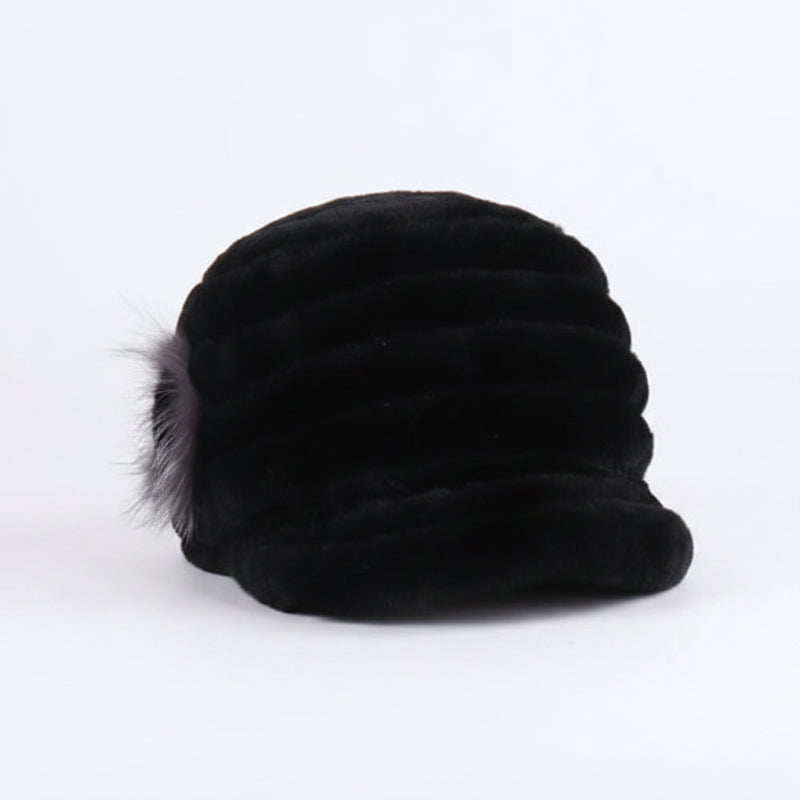 Sterling Rex Knit™ Beanie Winter Hat Rabbit Fur Soft Knitted Finish