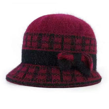Sterling Dome Bow Bucket Cap™ Winter Cloche Hat Bow Accent