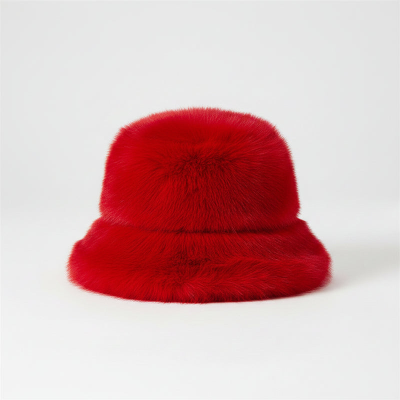 Sterling Cozette Faux Fur Bucket Hat - Plush Winter Accessory™