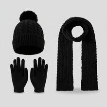 Sterling™ Kids Winter Knit Three Piece Set With Single Pom