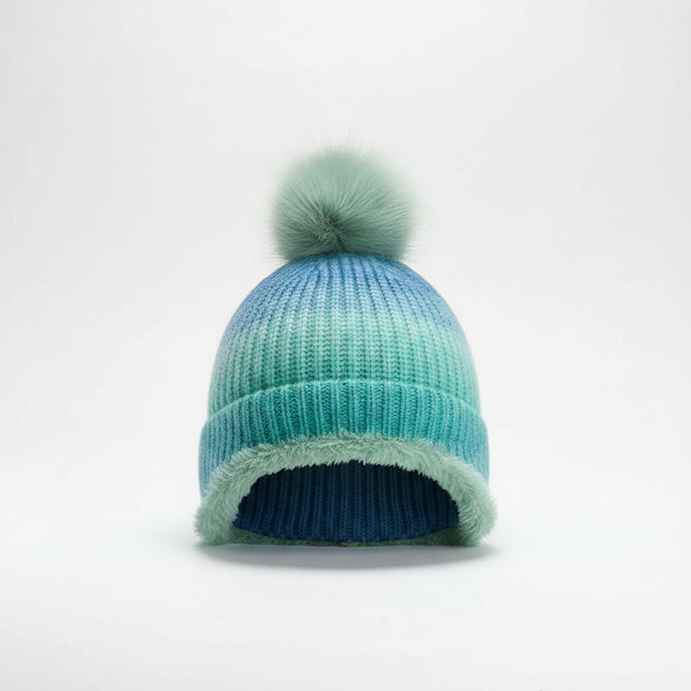 Sterling Kids Colorful Knit Beanie™ with Fleece Ear Flaps