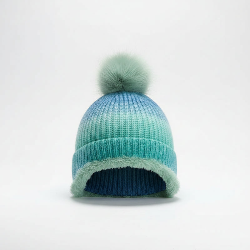 Sterling Kids Colorful Knit Beanie™ with Fleece Ear Flaps