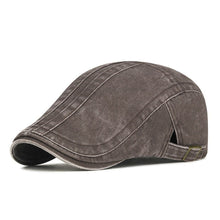 Sterling New Vintage Cotton Flat Visor™ Beret Adjustable Sun Cap