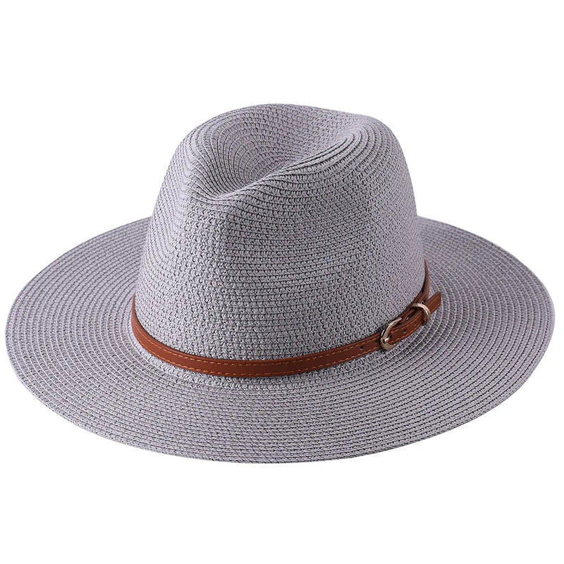 Sterling Ivory Coast™ Straw Fedora Buckle Band