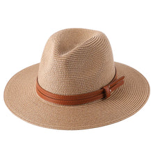 Sterling Ivory Coast™ Straw Fedora Buckle Band