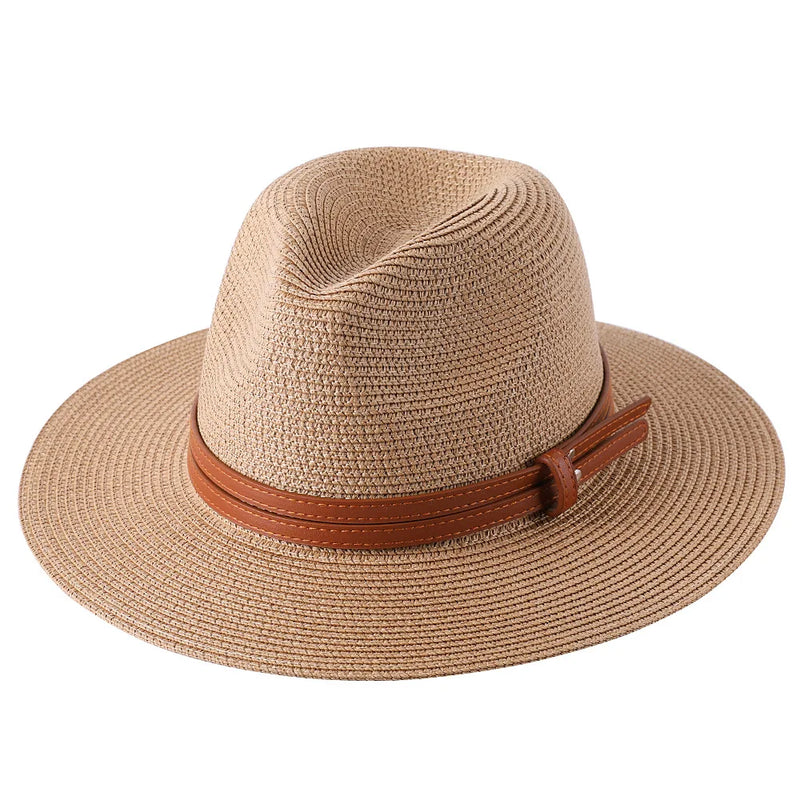 Sterling Ivory Coast™ Straw Fedora Buckle Band