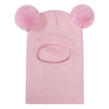 Sterling™ Double Pom Knit Balaclava Hood