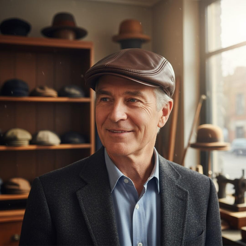 Sterling Leather Ivy Cap™ Low Profile Leather Side Vents
