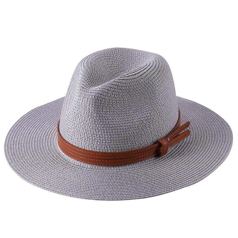 Sterling Ivory Coast™ Straw Fedora Buckle Band
