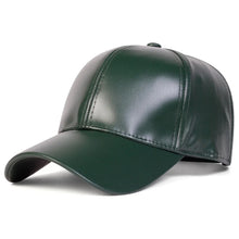 Sterling Light Panel Adjustable PU Leather Baseball Cap™   with Curved Visor