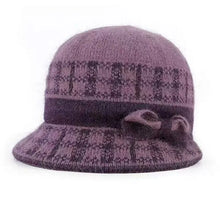 Sterling Dome Bow Bucket Cap™ Winter Cloche Hat Bow Accent