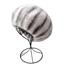 Sterling Mink Fur Cap™ Warm Winter Beanie With Soft Structured Crown