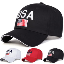 Sterling USA Letter Embroidery Baseball Cap™ Fabric Sun Visor