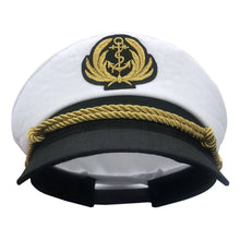 Sterling Captain Sailor Cap™ Embroidered Crest & Rope Detail
