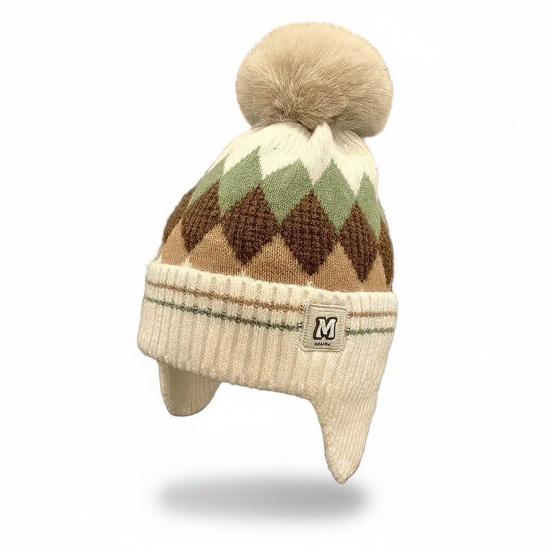 Sterling™ Kids Winter Knit Beanie with Earmuffs