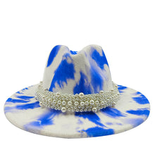 Sterling Fedora Hat™ Modern Psychedelic Pearl Design