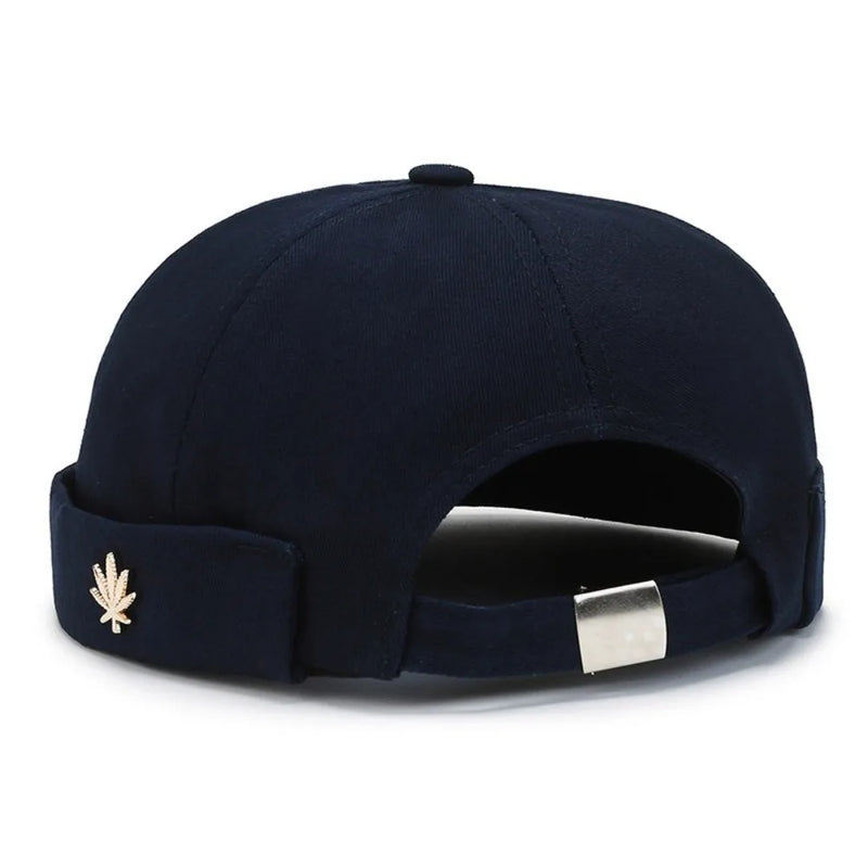 Sterling Metal Maple Leaf Curved Brim Cap™ Fabric Adjustable