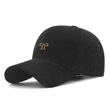 Sterling Woven Baseball Cap With Metal Bow Detail
